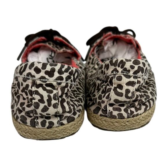 Sanuk Kariba Cheeta Print Slip On Shoes Size 9 - Picture 4 of 7
